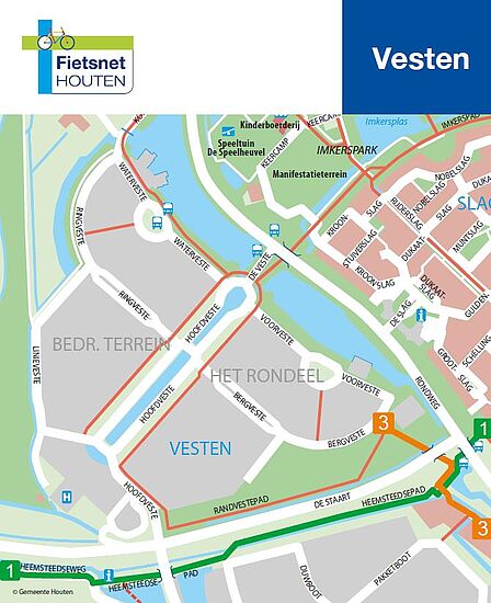 Kaart wijk Vesten