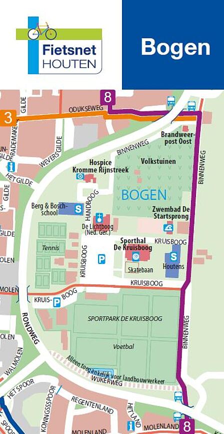 Kaart wijk Bogen