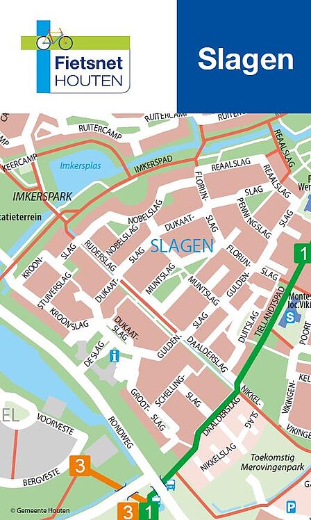 Kaart wijk Slagen