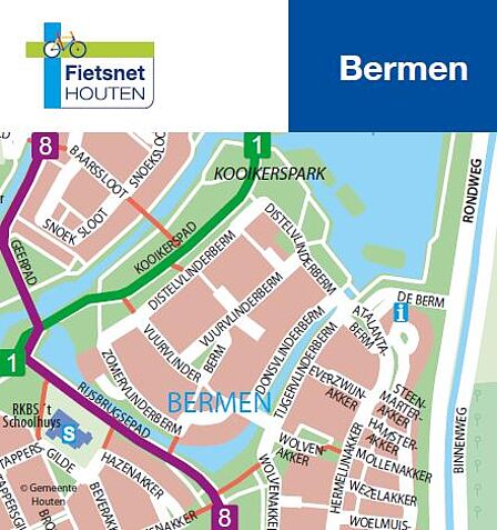 kaart wijk Bermen