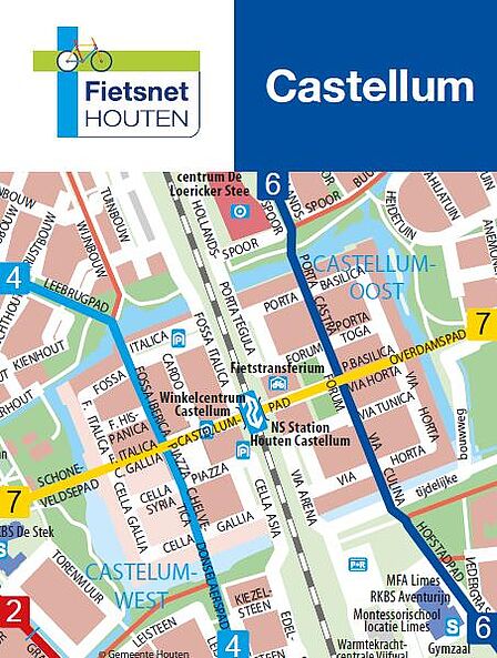 Kaart Castellum